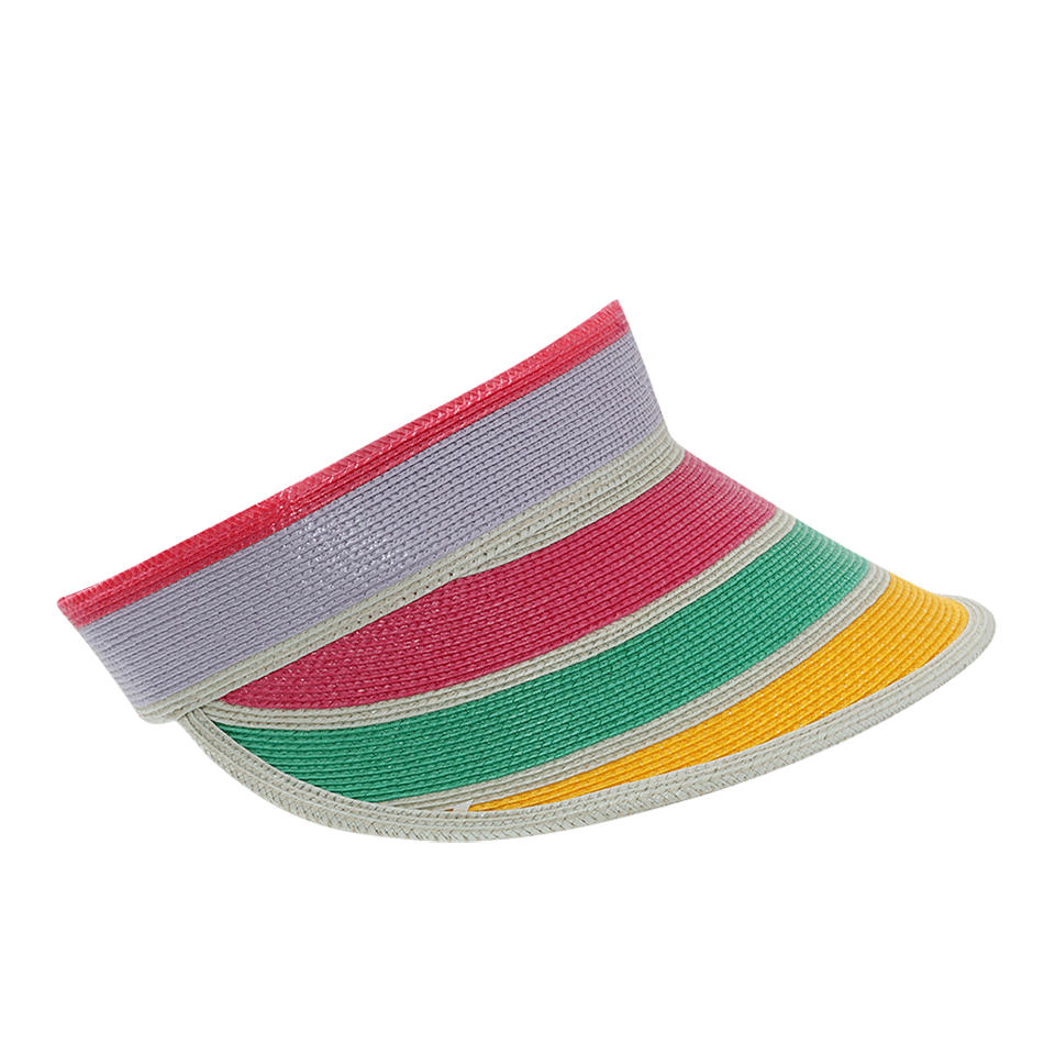 MISSONI-Woven Visor-PNK/YLLW