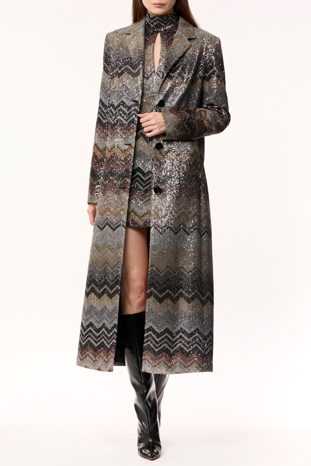 MISSONI-Long Coat-