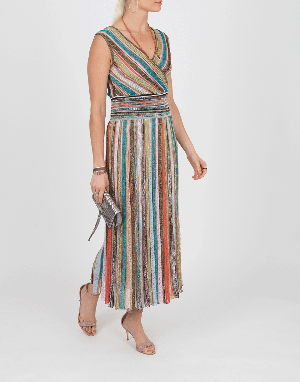 MISSONI-Fitted Midi Dress-