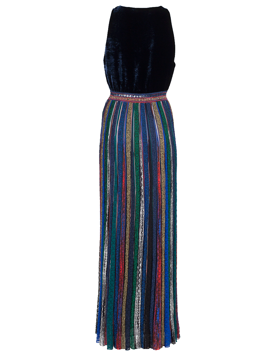 MISSONI-Velvet Top Gown-NAVY