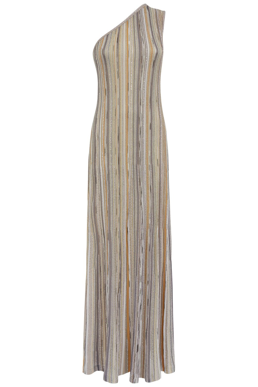 MISSONI-One Shoulder Long Dress-