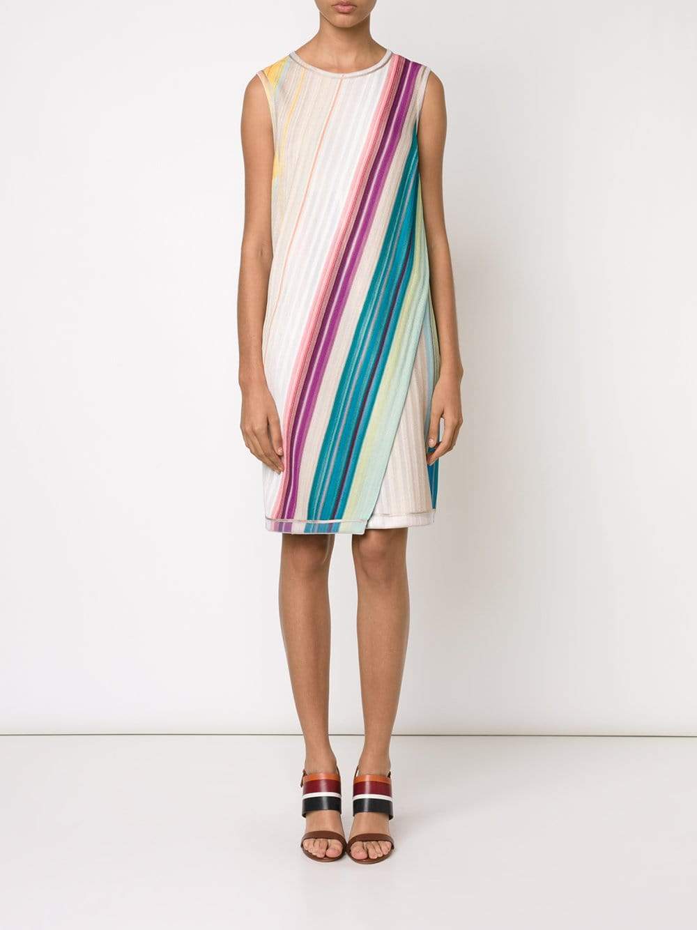 MISSONI-Striped Shift Dress-