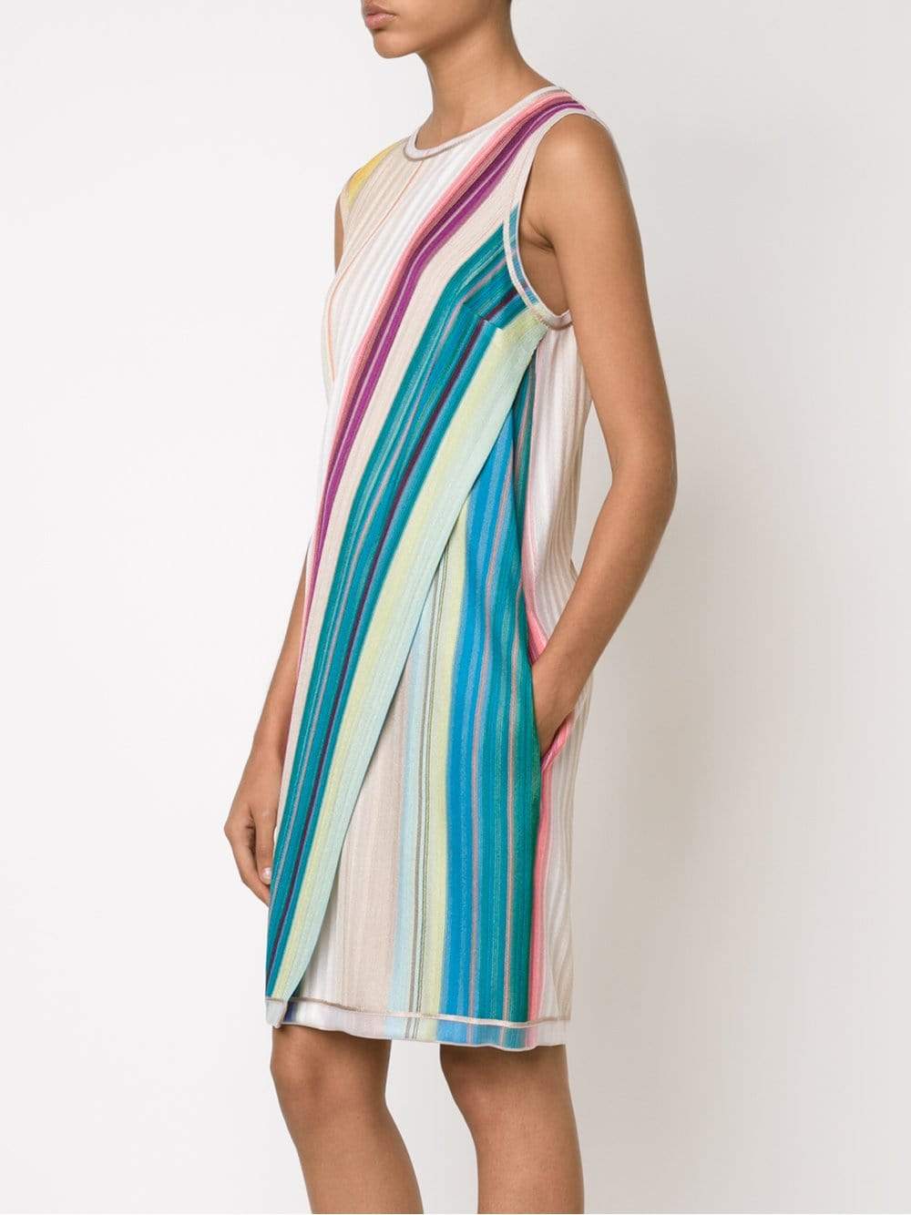 MISSONI-Striped Shift Dress-