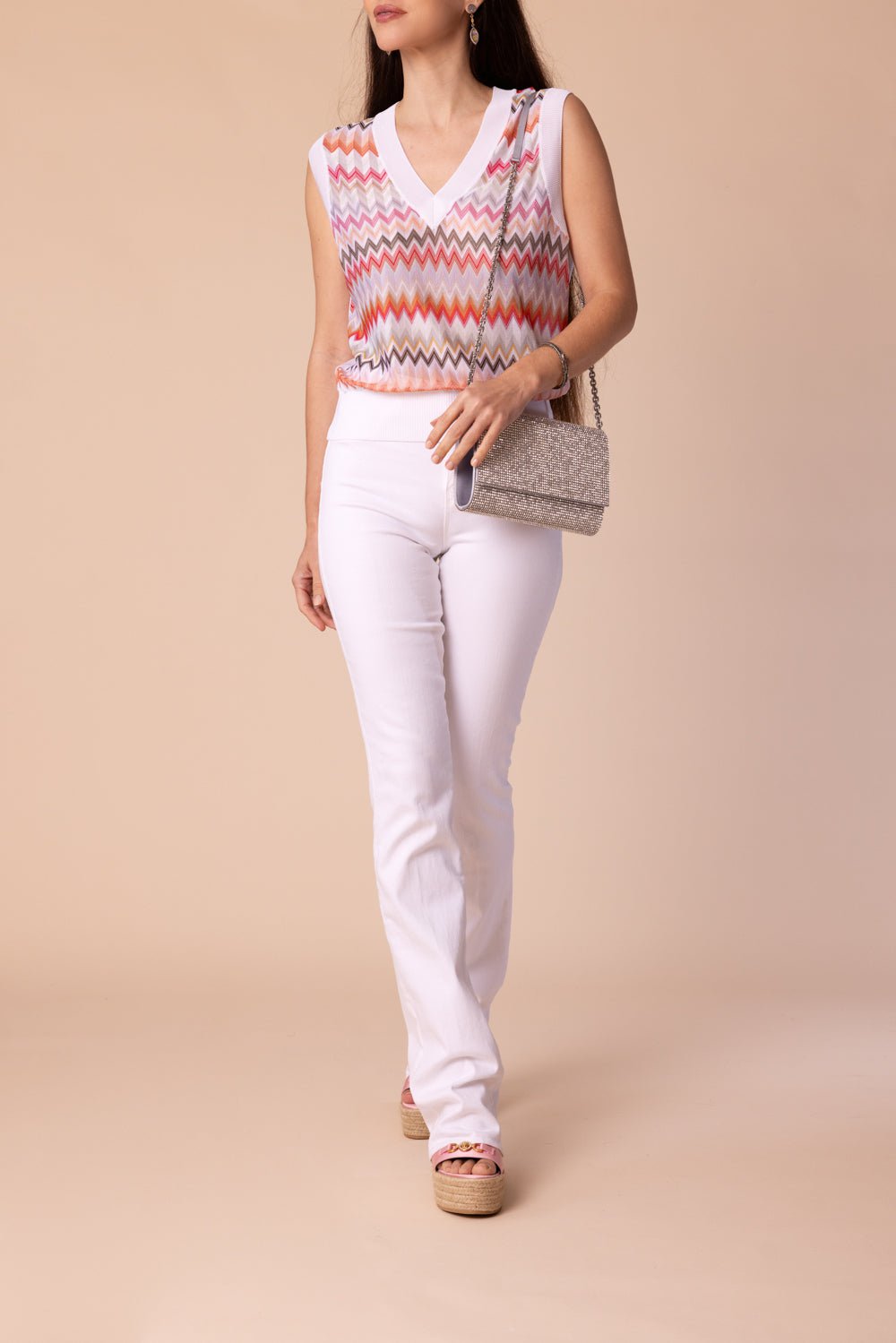 MISSONI-Zig Zag Gilet-