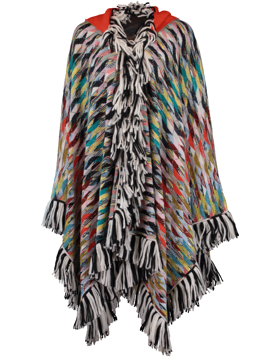 MISSONI-Hooded Capelet-MULTI