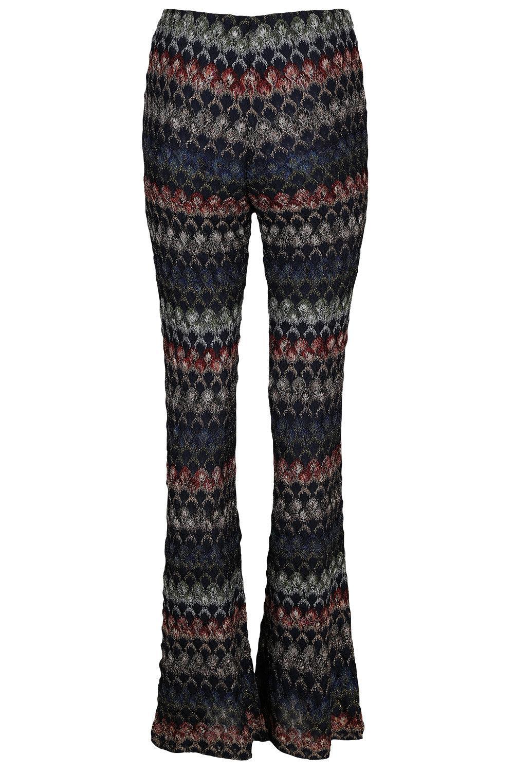 Knit Trouser - Multicolor Dark-GEOMETRC-40-CLOTHINGPANTSLIM FIT-MISSONI
