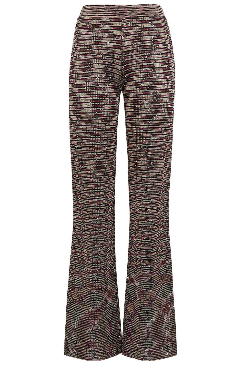 MISSONI-Paillette Sequin Flare Trouser-