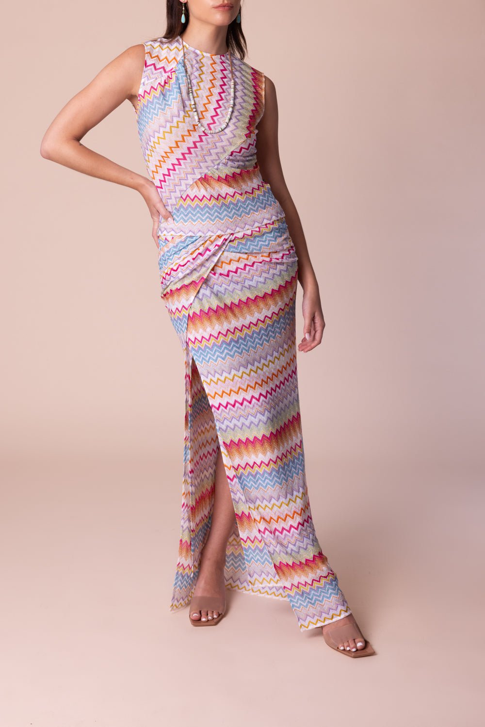 MISSONI-Maxi Slit Skirt-