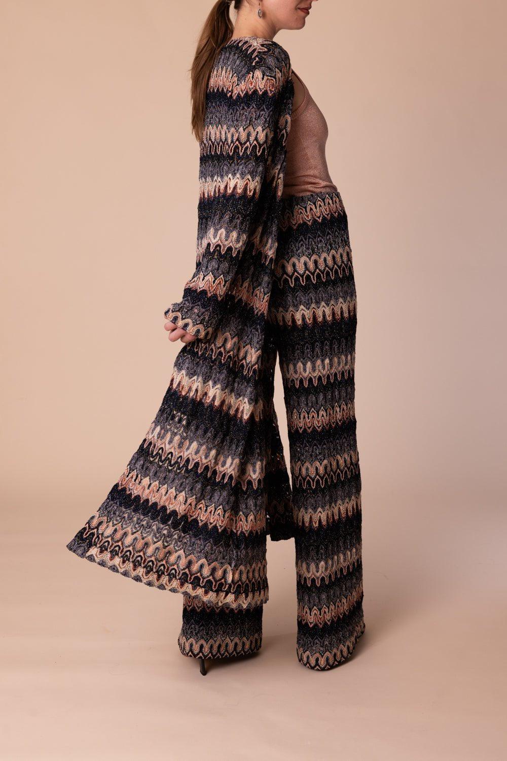 MISSONI-Maxi Cardigan - Dark Tones-