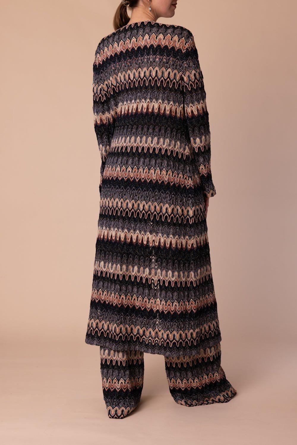 MISSONI-Maxi Cardigan - Dark Tones-