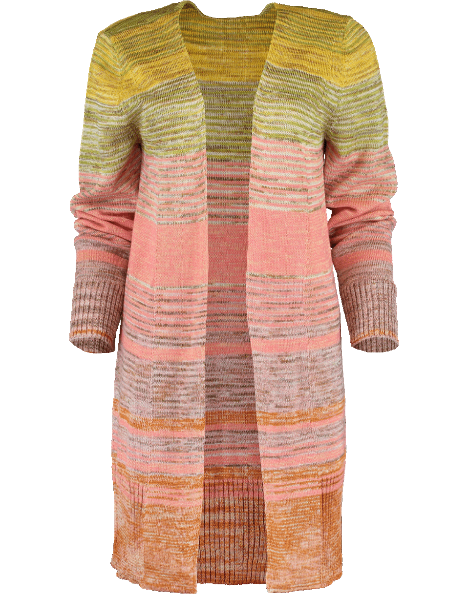 MISSONI-Open Mid Length Cardigan-