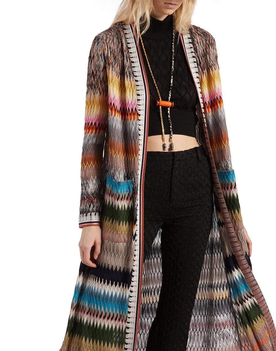 MISSONI-Long Knit Cardigan-