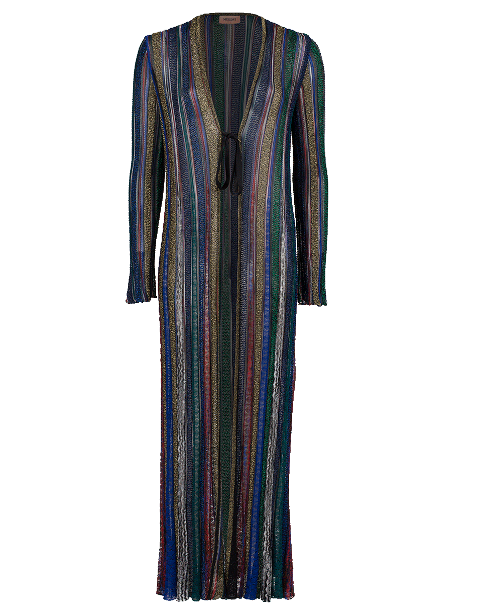 MISSONI-Lame Duster Cardigan-