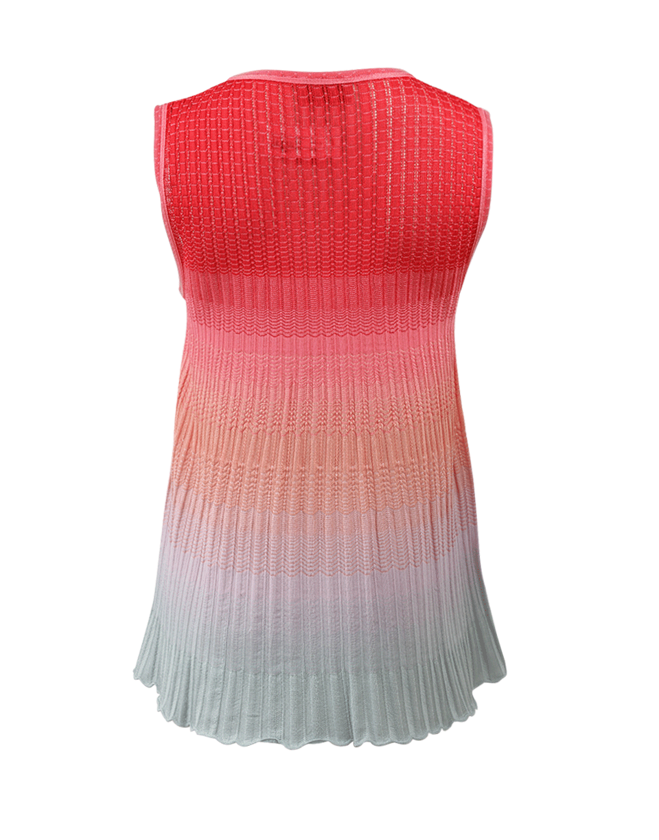 MISSONI-Pleated Ombre Swing Tank-
