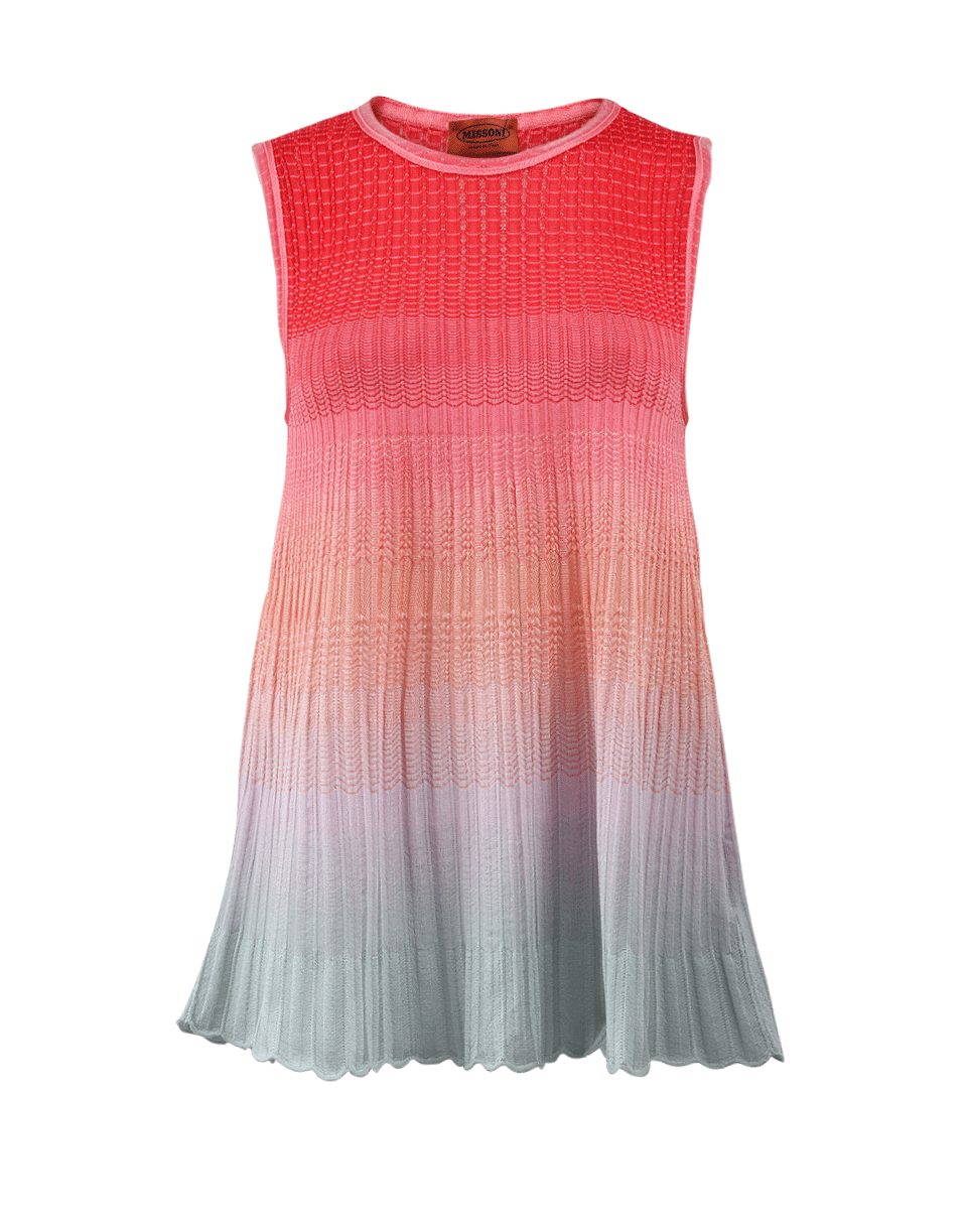 MISSONI-Pleated Ombre Swing Tank-