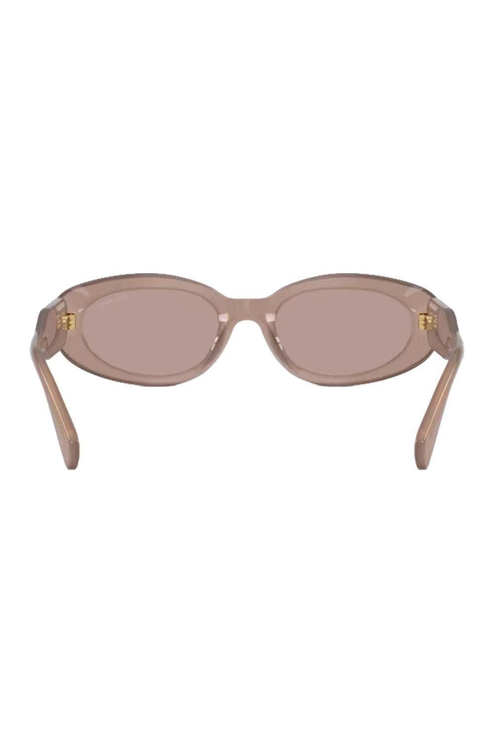  Sculpted Oval Sunglasses-PINK-ACCESSORIESUNGLASSES-MIU MIU 