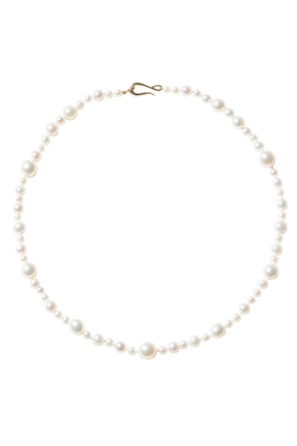 MIZUKI-Multi Size Freshwater Pearl Necklace-