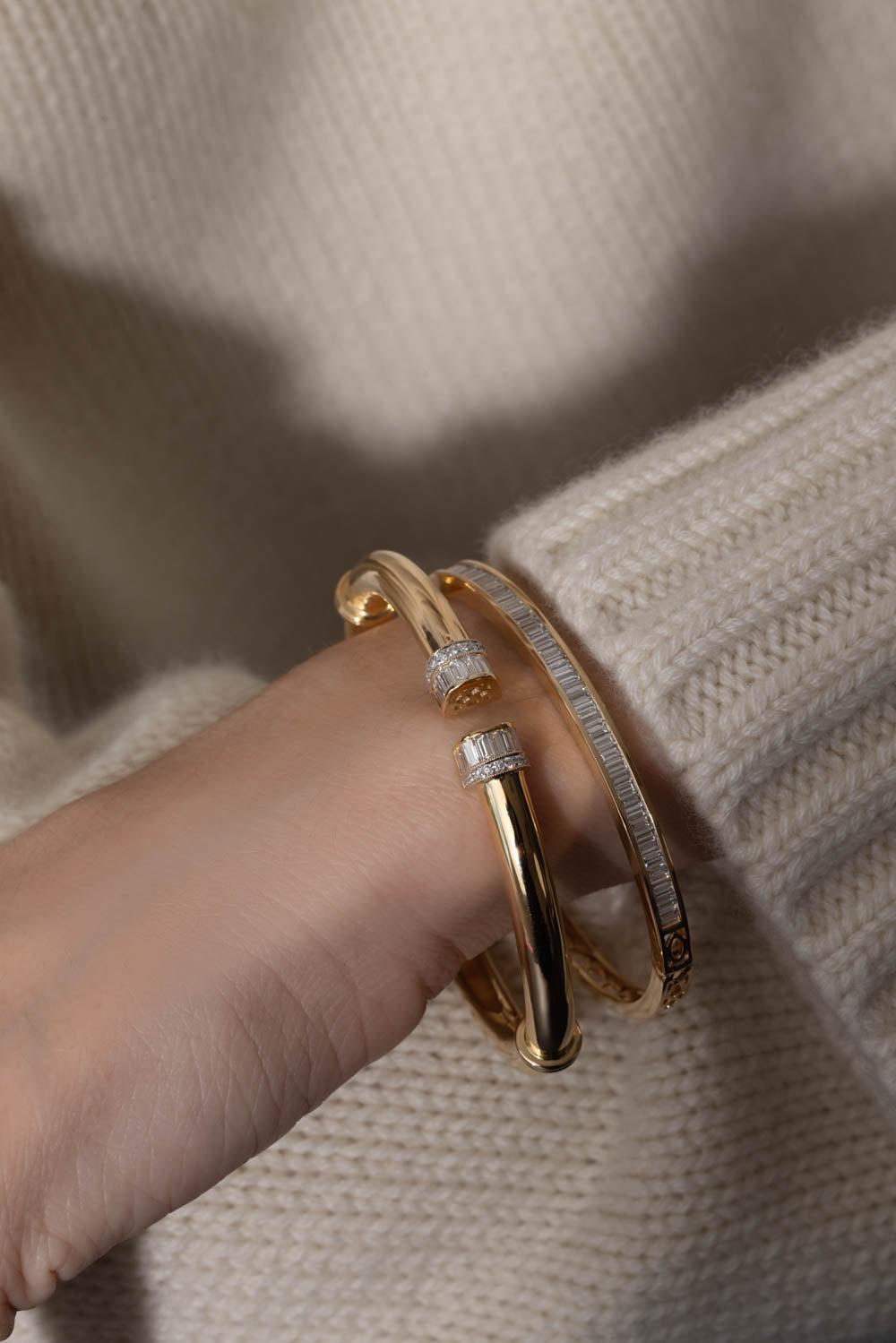 MOKSH-Diamond Paro Bracelet-YELLOW GOLD