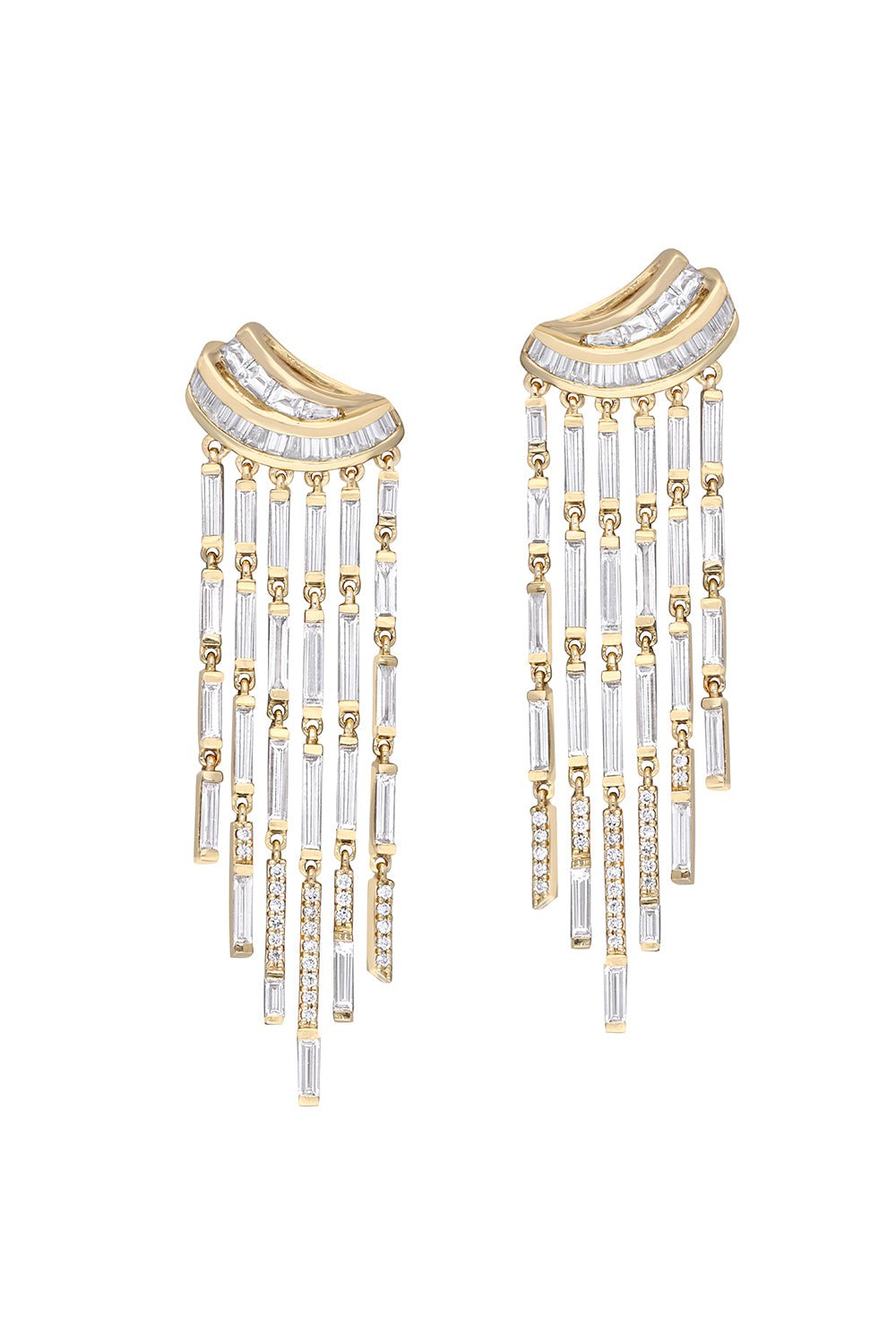MOKSH-Diamond Nuur Earrings-YELLOW GOLD