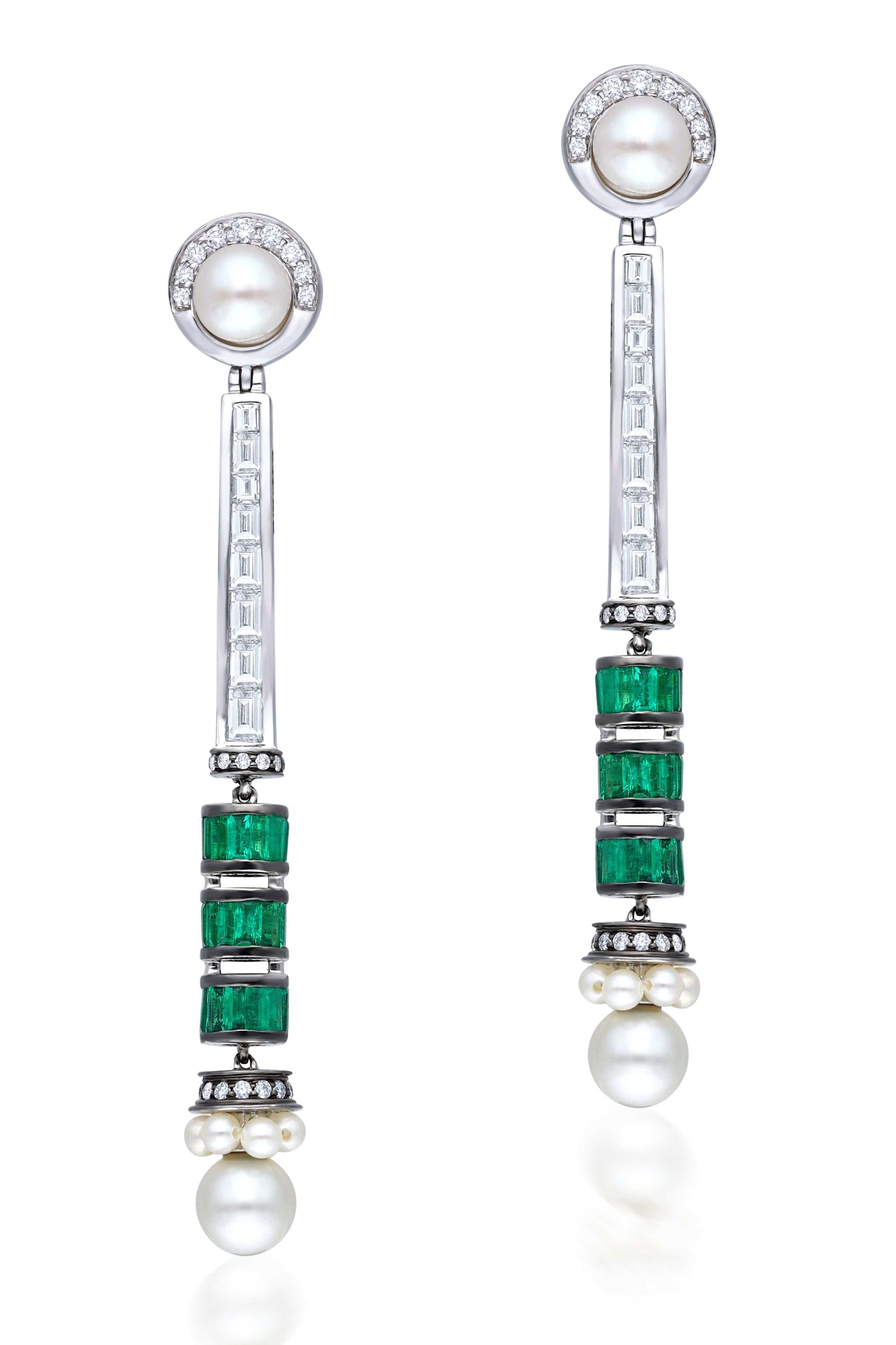 MOKSH-Nuur Emerald Earrings-YELLOW GOLD