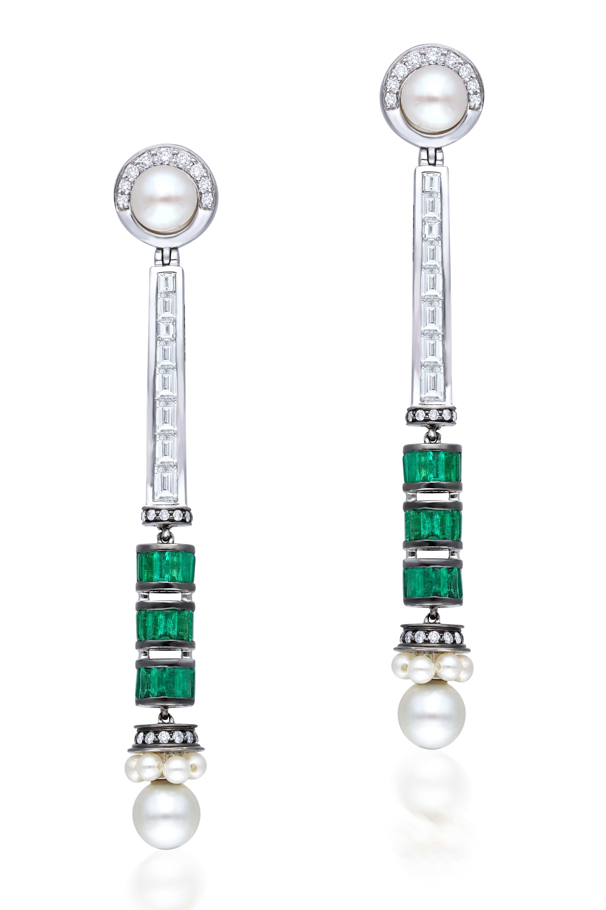 MOKSH-Nuur Emerald Earrings-YELLOW GOLD