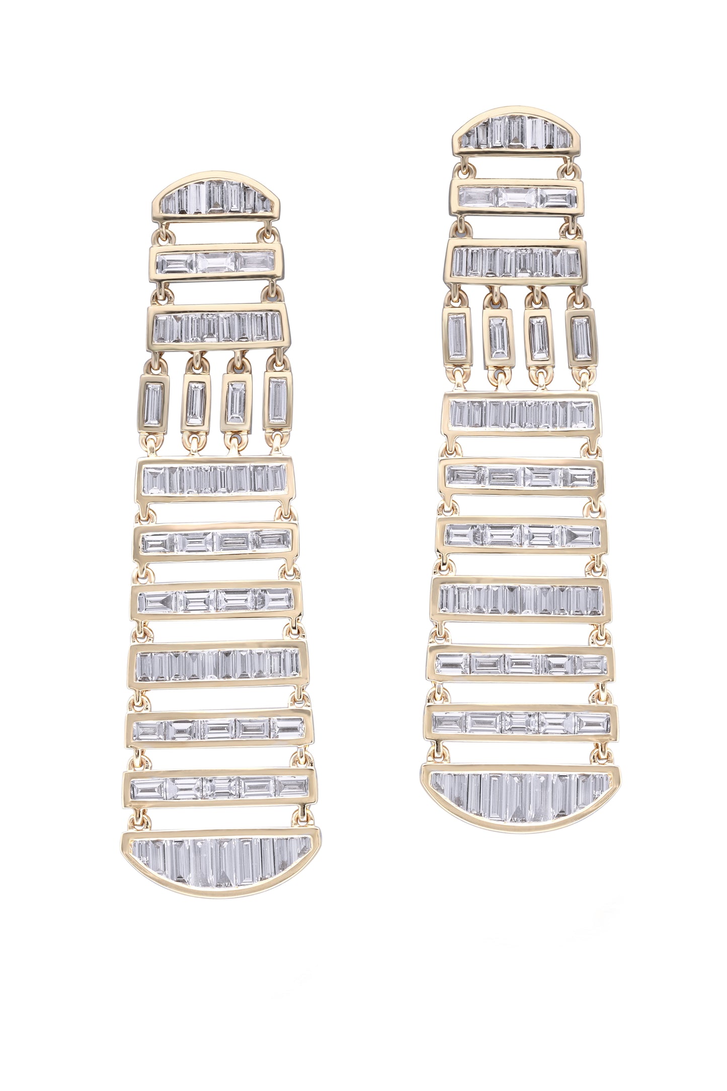 MOKSH-Nuur Long Earrings-YELLOW GOLD