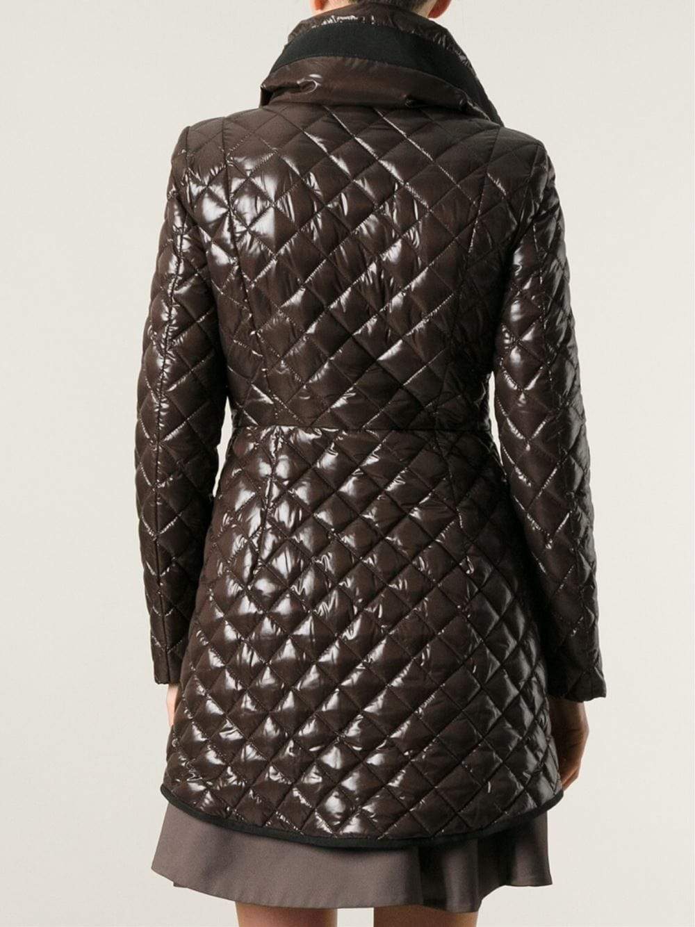 MONCLER-Grandval Fitted Zip Front Short Coat-