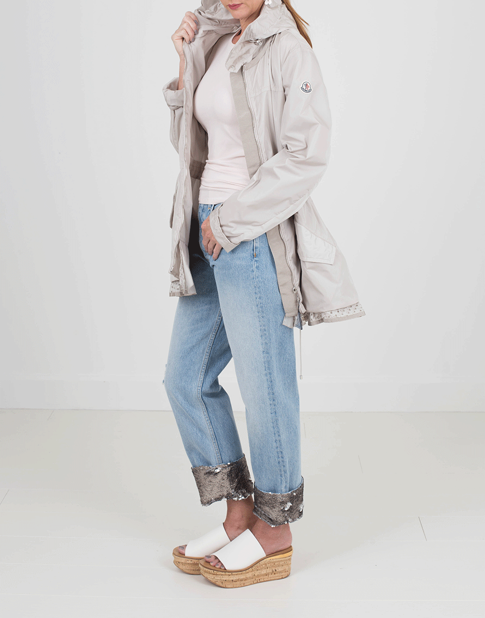 MONCLER-Lotus Eyelet Jacket-