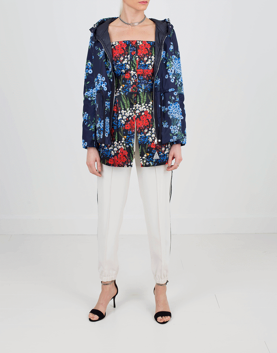 MONCLER-Raief Hooded Floral Jacket-