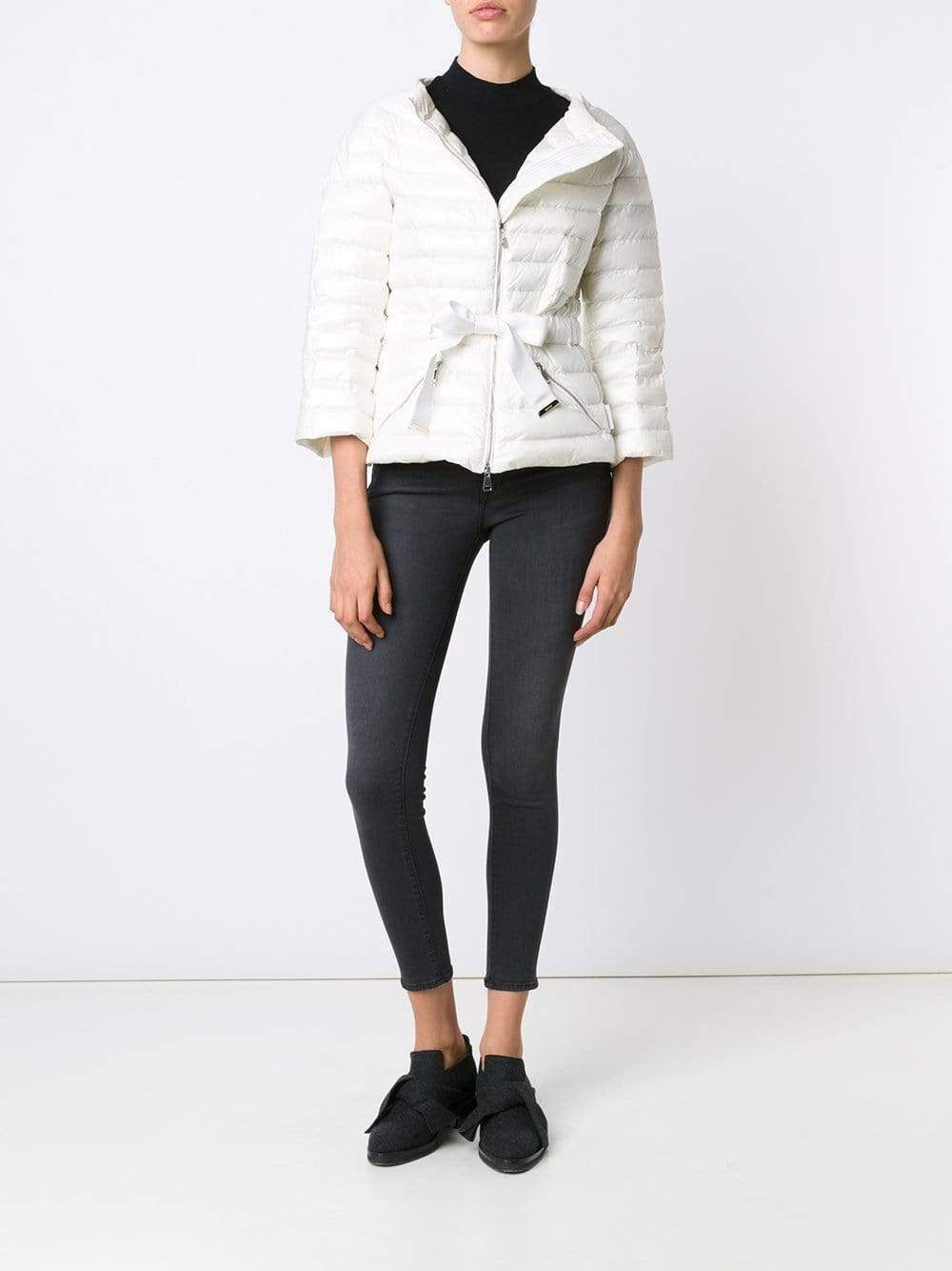 MONCLER-Anchos Grosgrain Waist Jacket-