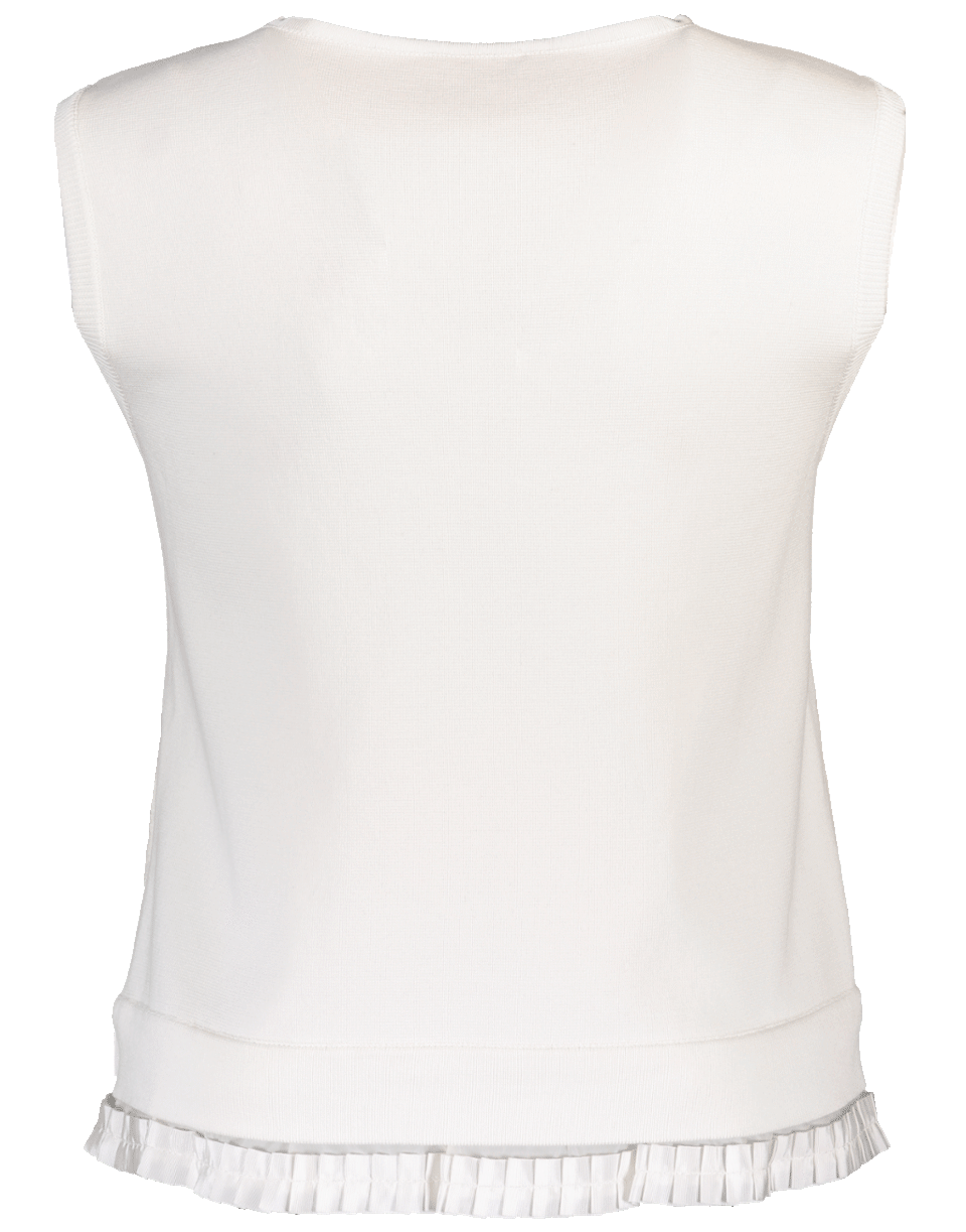 MONCLER-Maglia Tricot Gilet Down Vest-