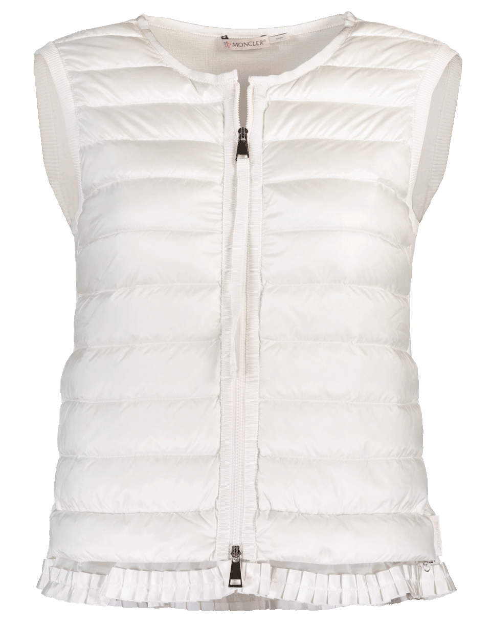 MONCLER-Maglia Tricot Gilet Down Vest-