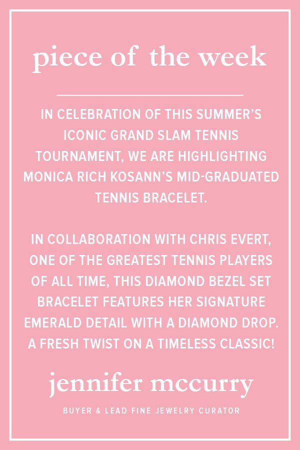 MONICA RICH KOSANN-Midi Graduated Tennis Bracelet-