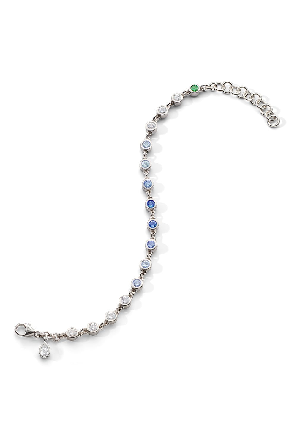 MONICA RICH KOSANN-Ombre Sapphire Tennis Bracelet-
