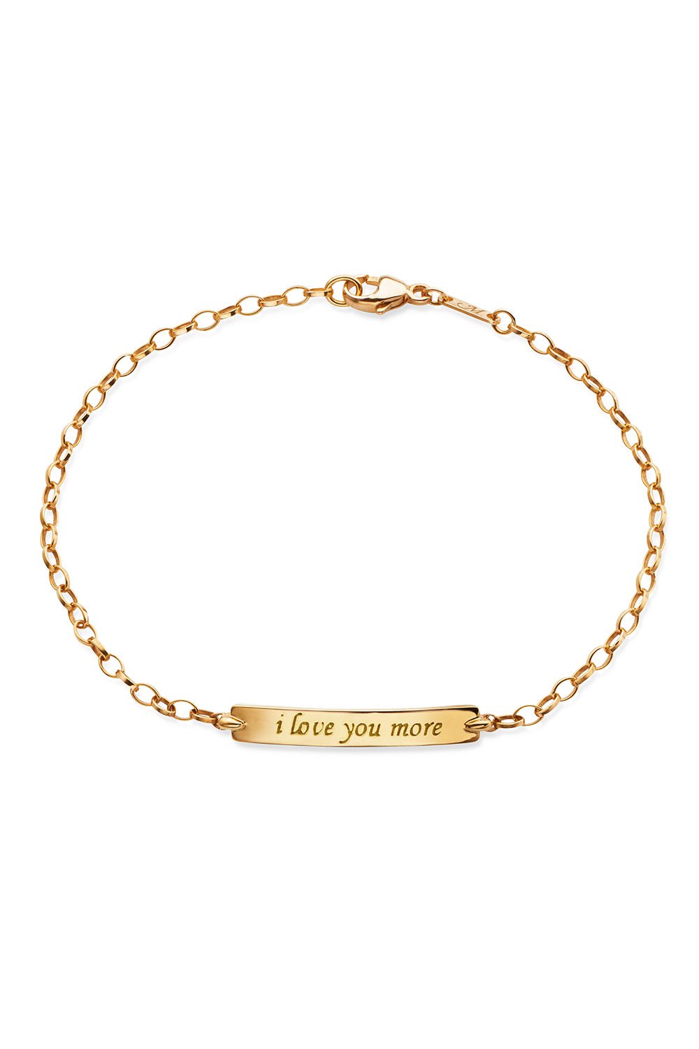 MONICA RICH KOSANN-I Love You More Posey Bracelet-YELLOW GOLD