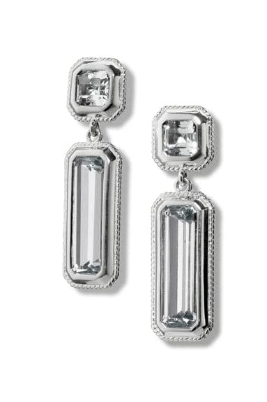 MONICA RICH KOSANN-Rock Crystal Earrings-SILVER