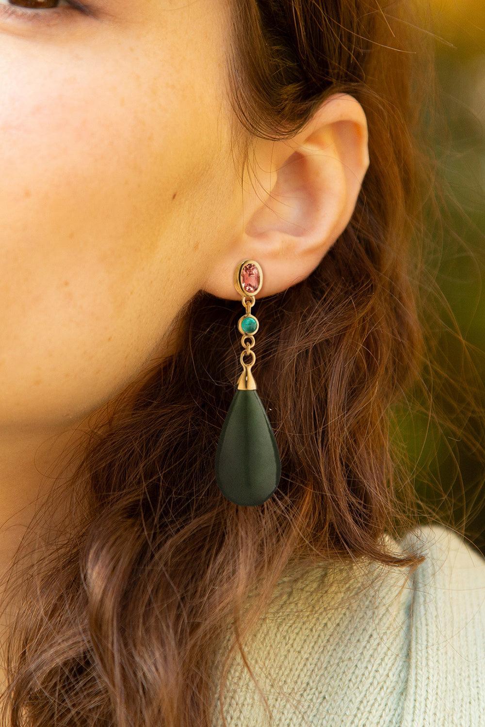 “Aurora” Drop Earrings-YELLOW GOLD-JEWELRYFINE JEWELEARRING-MONICA RICH KOSANN