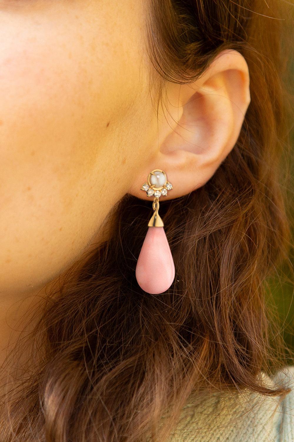 “Moonrise” Drop Earrings-YELLOW GOLD-JEWELRYFINE JEWELEARRING-MONICA RICH KOSANN