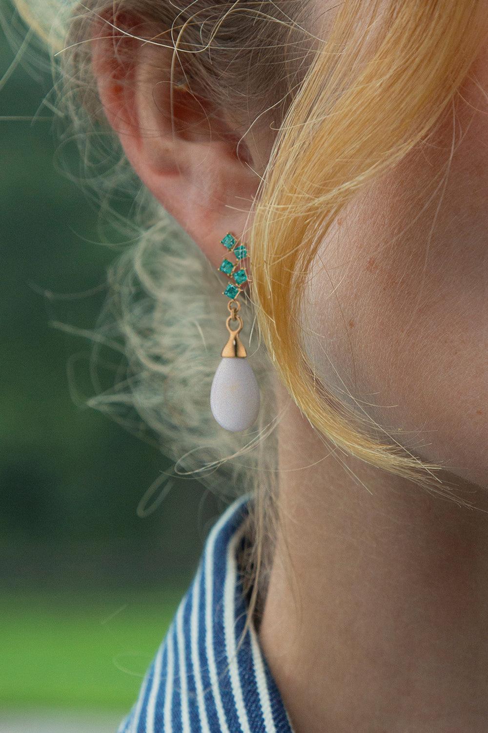 “Stardust” Drop Earrings-YELLOW GOLD-JEWELRYFINE JEWELEARRING-MONICA RICH KOSANN