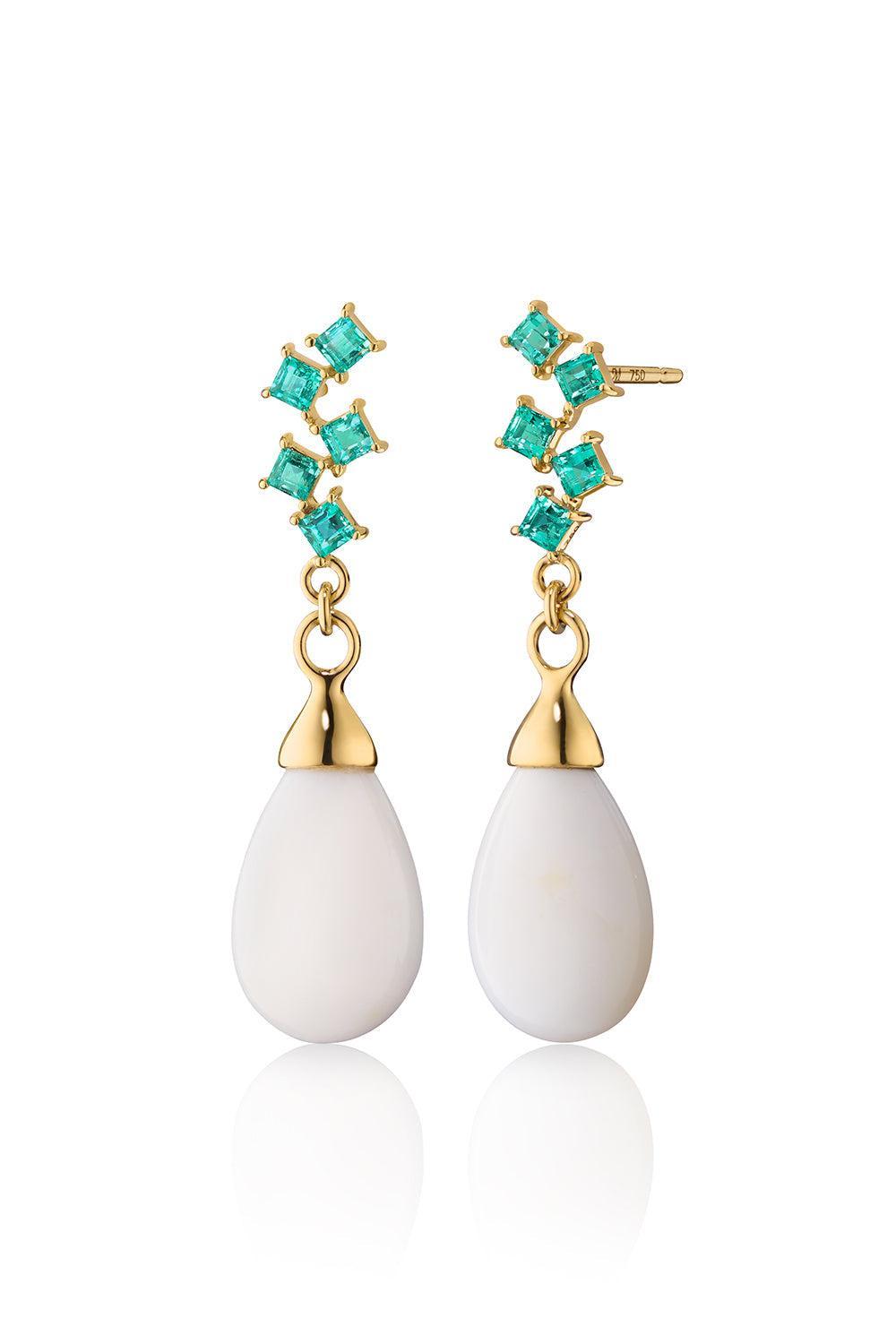 “Stardust” Drop Earrings-YELLOW GOLD-JEWELRYFINE JEWELEARRING-MONICA RICH KOSANN