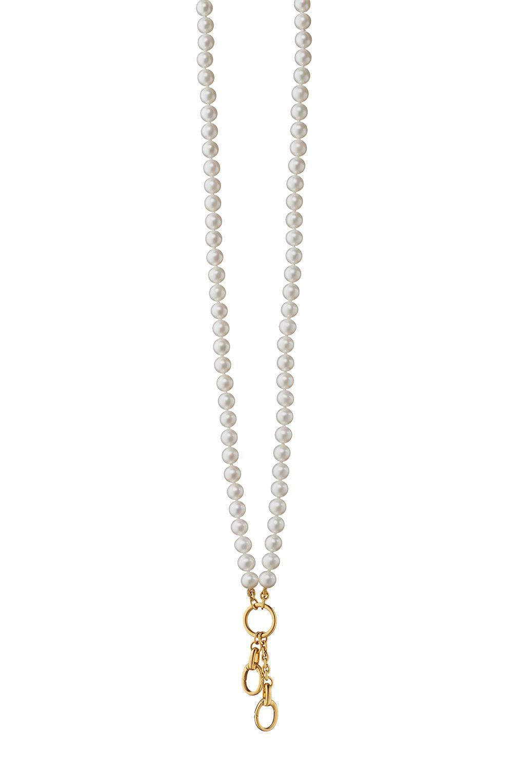 Pearl Two Station Necklace-SILVER-18-JEWELRYFINE JEWELNECKLACE O-MONICA RICH KOSANN