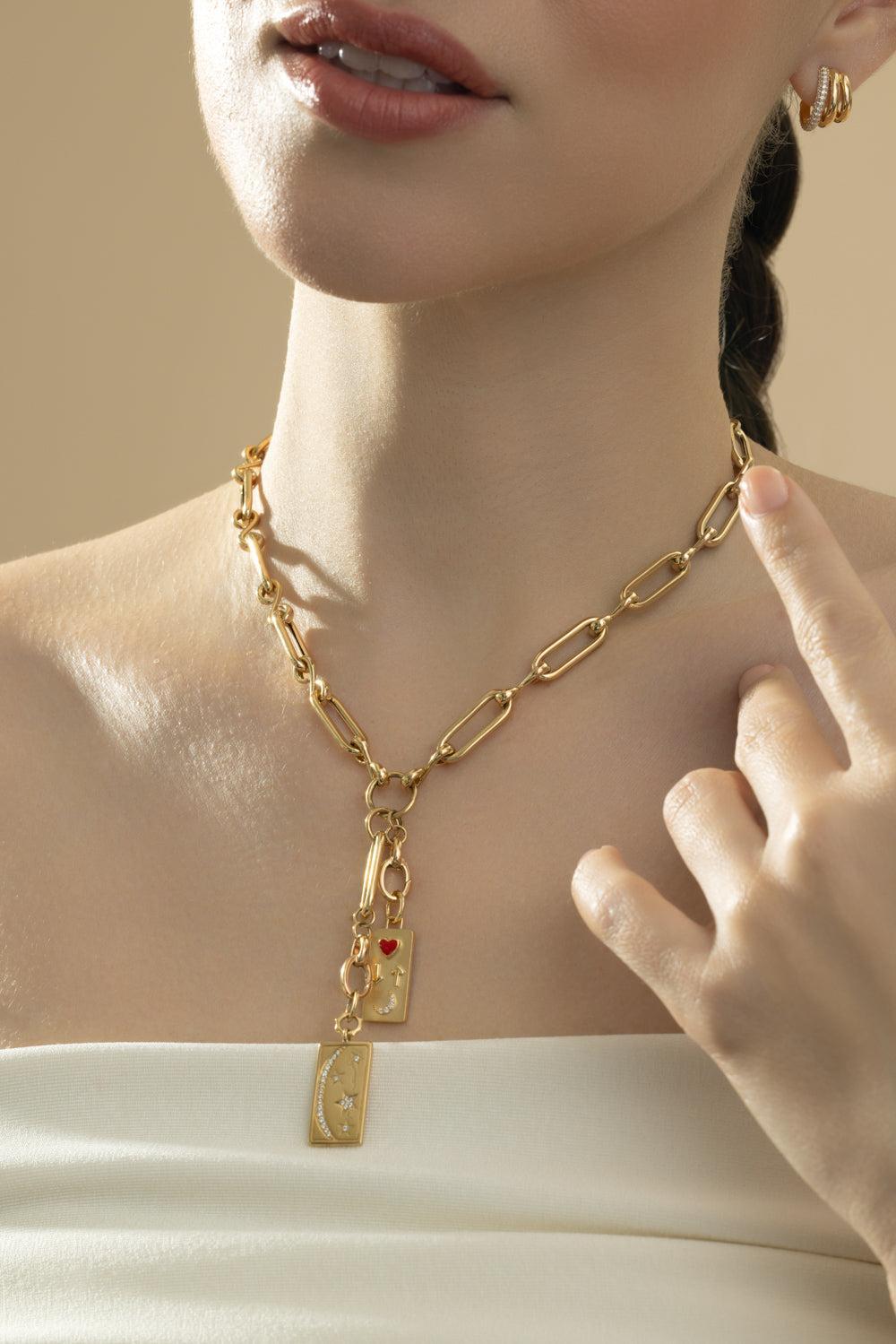 Design Your Own Inifinty Necklace-YELLOW GOLD-18-JEWELRYFINE JEWELNECKLACE O-MONICA RICH KOSANN