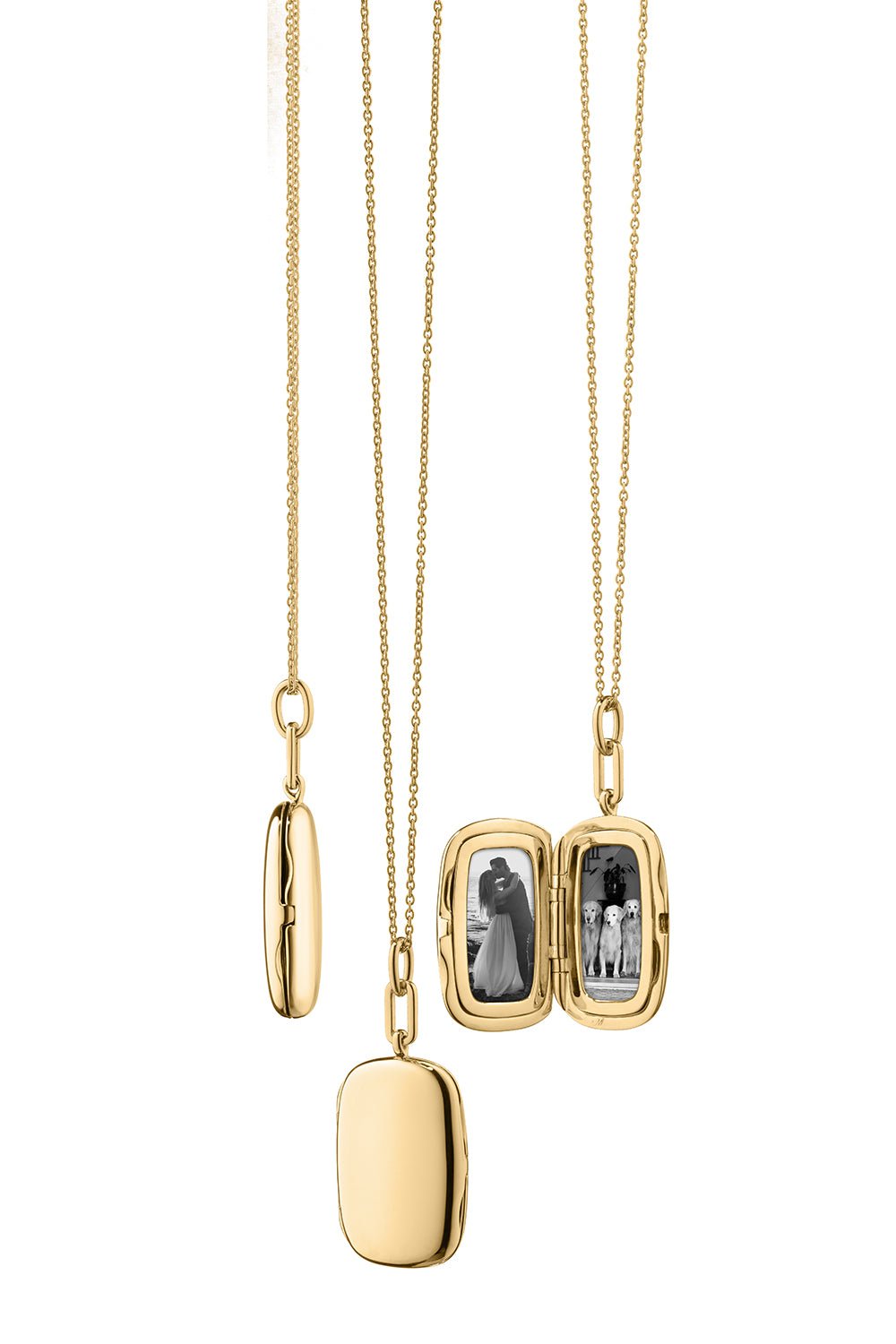 MONICA RICH KOSANN-The “Jane” Locket Necklace-YELLOW GOLD