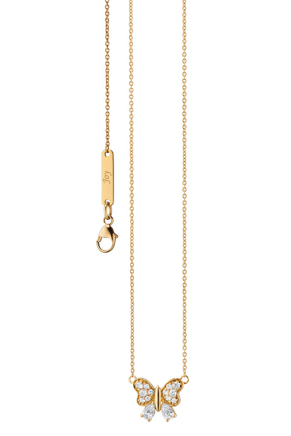 MONICA RICH KOSANN-Butterfly Necklace-YELLOW GOLD