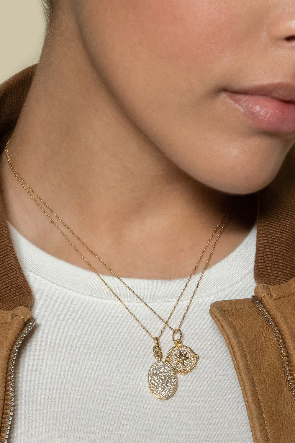 MONICA RICH KOSANN-Kit Locket Necklace-YELLOW GOLD