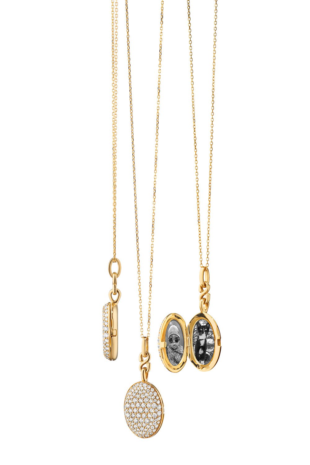 MONICA RICH KOSANN-Kit Locket Necklace-YELLOW GOLD