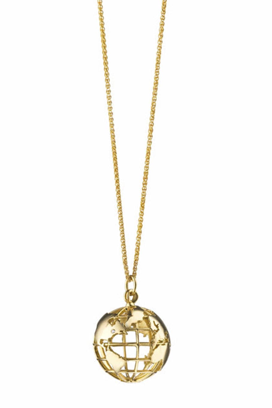 MONICA RICH KOSANN-My Earth Charm Necklace-YELLOW GOLD