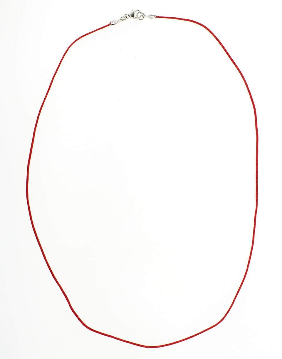 MONICA RICH KOSANN-Red Enamel Locket Necklace-YELLOW GOLD