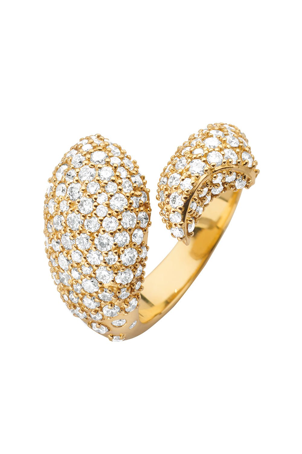MONICA RICH KOSANN-Preserverance Diamond Fish Ring-YELLOW GOLD