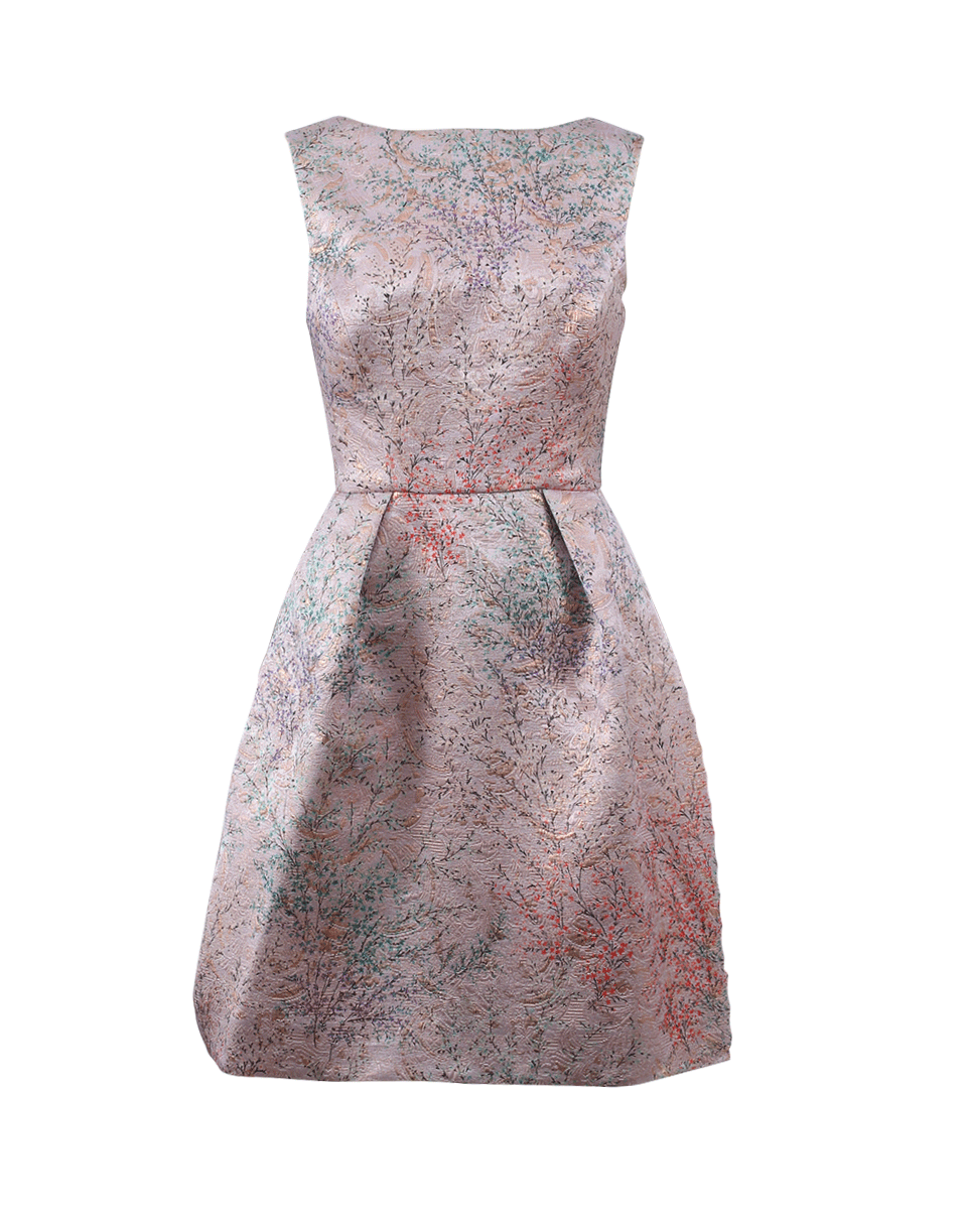MONIQUE LHUILLIER-Jacquard Dress-